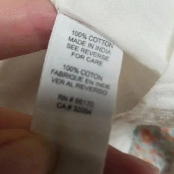 𝅺Free People Cottage Core Floral Button  Front Skirt Mini 4 - Picture 5 of 11